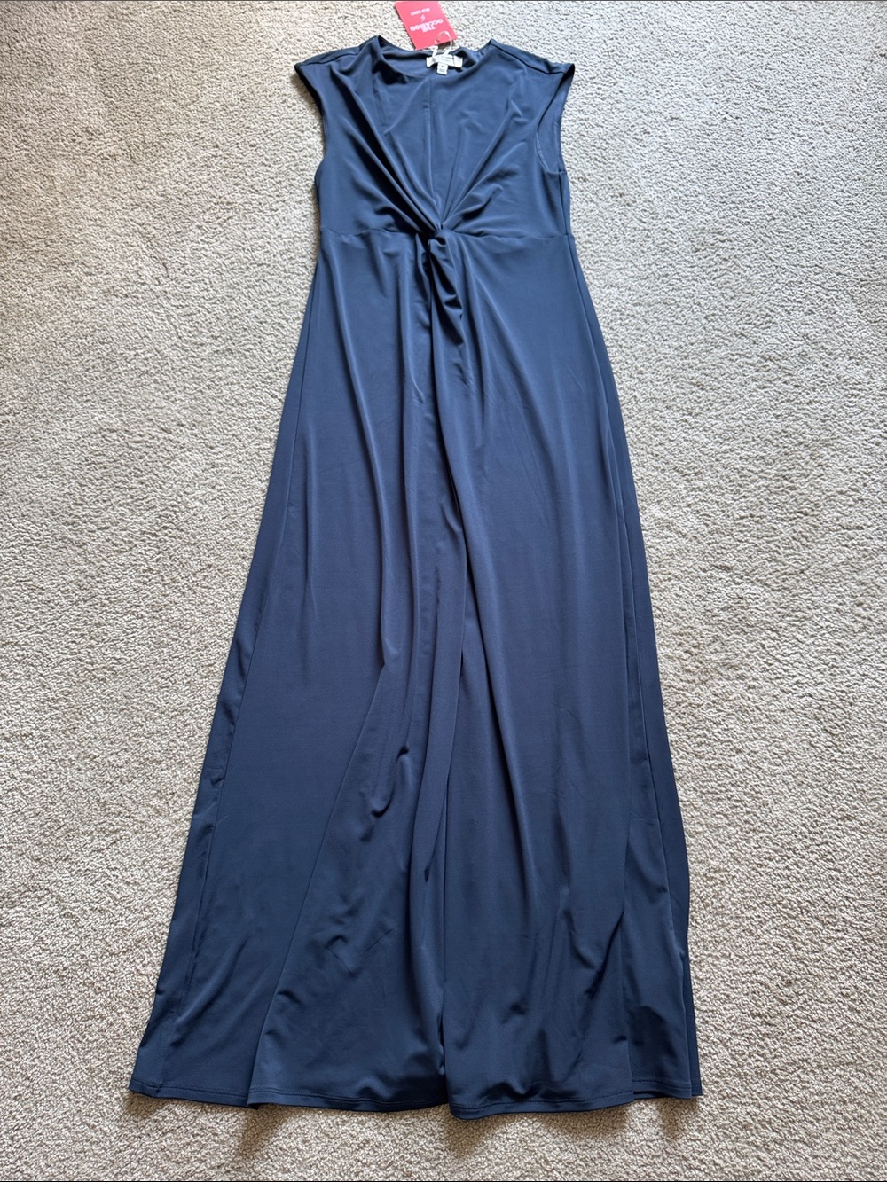 Old Navy Navy Twist-Front Sleeveless Maxi Dress